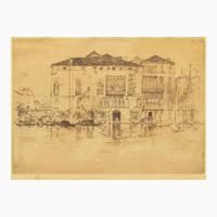 James Abbott McNeill Whistler (American, 1834-1903) The Palaces (From Venice, a Series of Twelve Etchings)