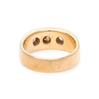 COLORED DIAMOND AND DIAMOND RING