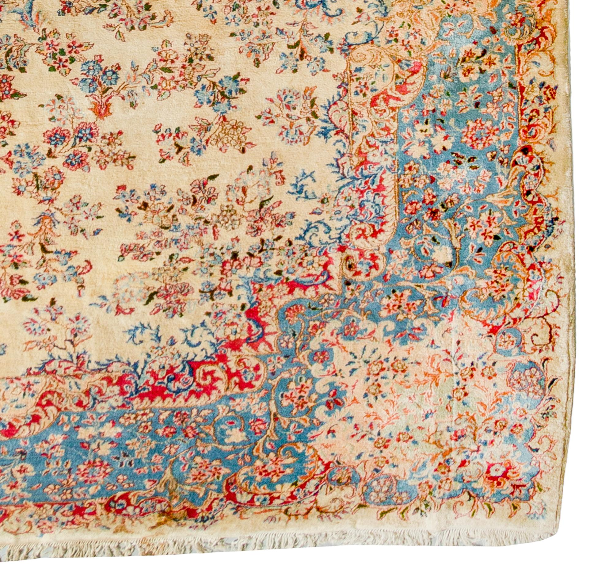 A Kirman Wool Rug