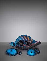 Ten Piece Blue Persian Set, 1990