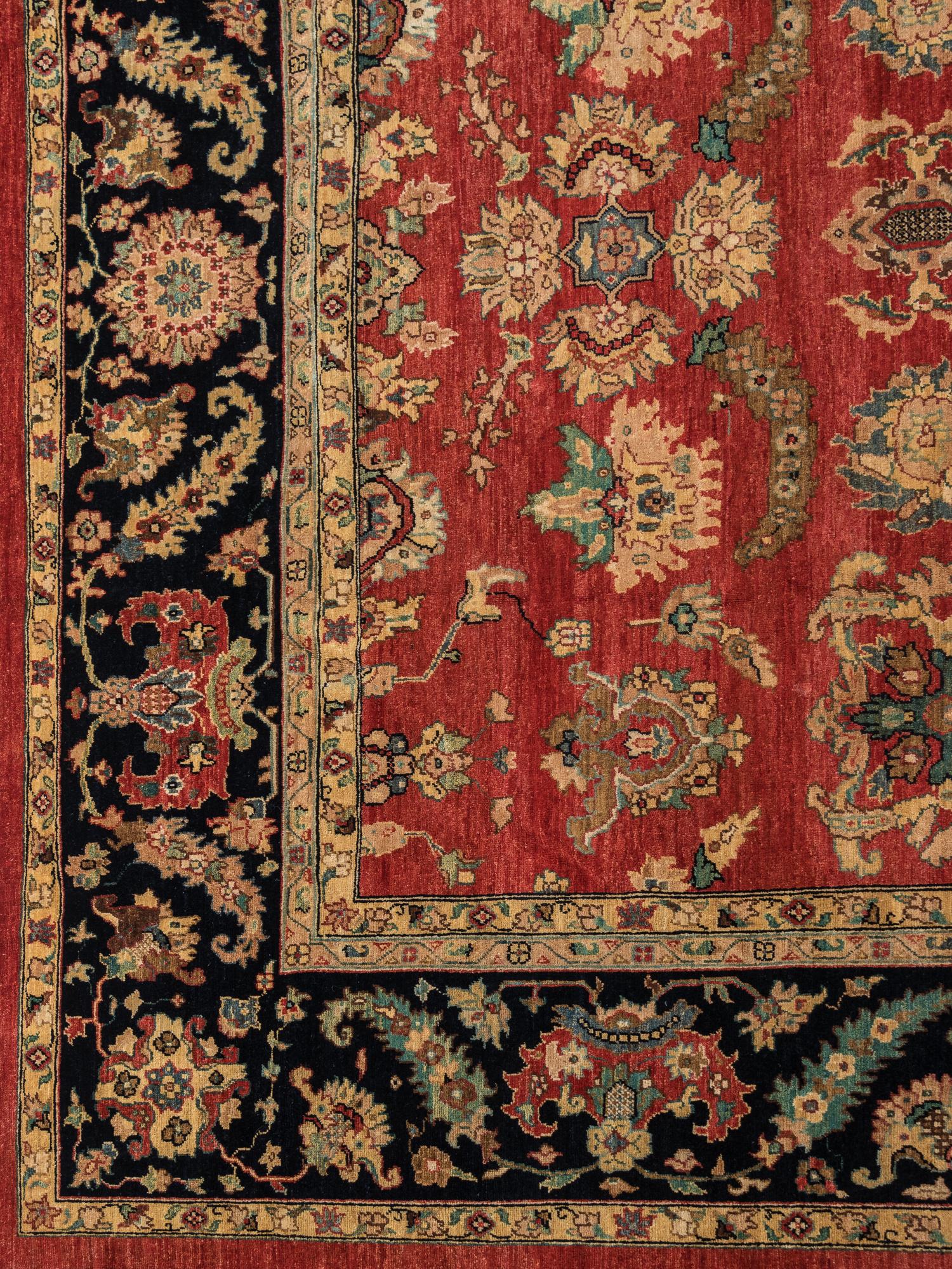 A Sultanabad Style Wool Rug