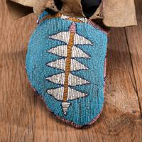 Plateau Beaded Hide Moccasins