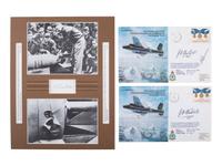 [WWII]. Signatures of 35 pilots from the Doolittle Raid, incl. General Doolittle.