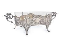 A Russian Silver Centerpiece Bowl