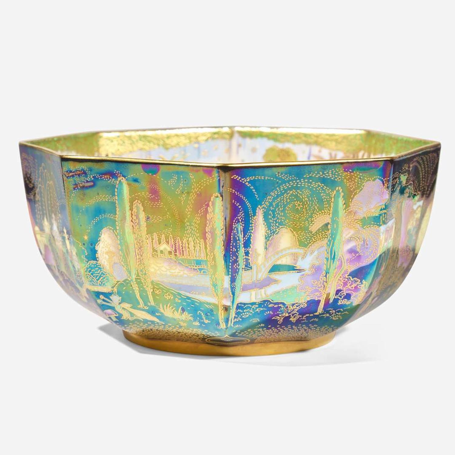 A Wedgwood Fairyland Lustre Octagonal Bowl UK, circa 2000