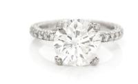 A Platinum and Diamond Ring, Michael B., 4.30 dwts.