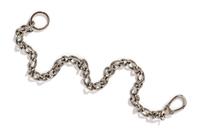 A Gianni Versace Silvertone Link Pocket Chain, 22.5" x 1.25".