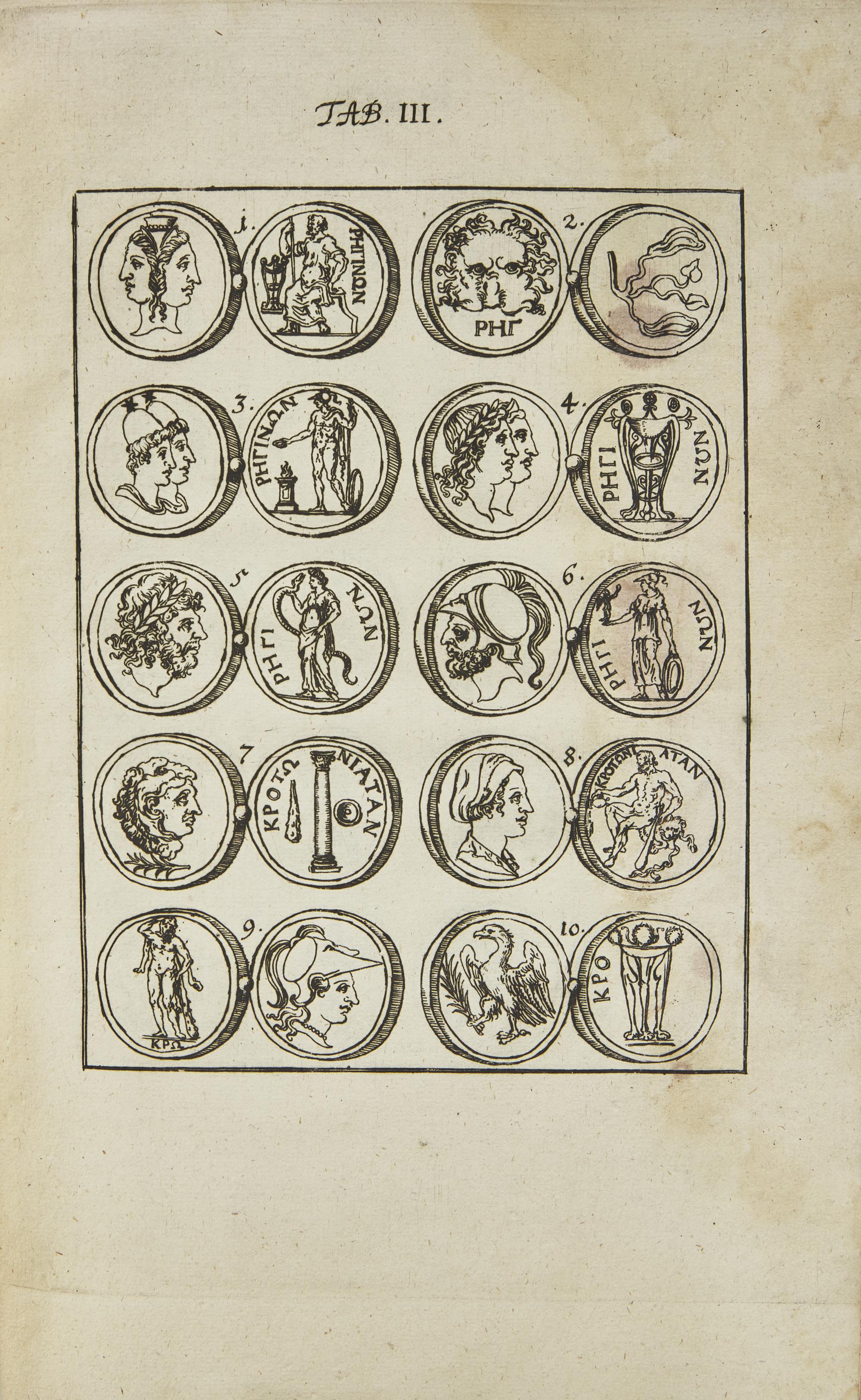 [Numismatics] Parisio, Prospero. Rariora Magnae Graeciae Numismata...altera editione renovata. Accurante Joh. Georgio Volckamero...