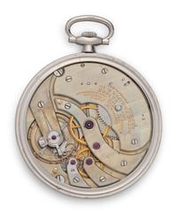PATEK PHILIPPE, TIFFANY & CO., PLATINUM POCKET WATCH