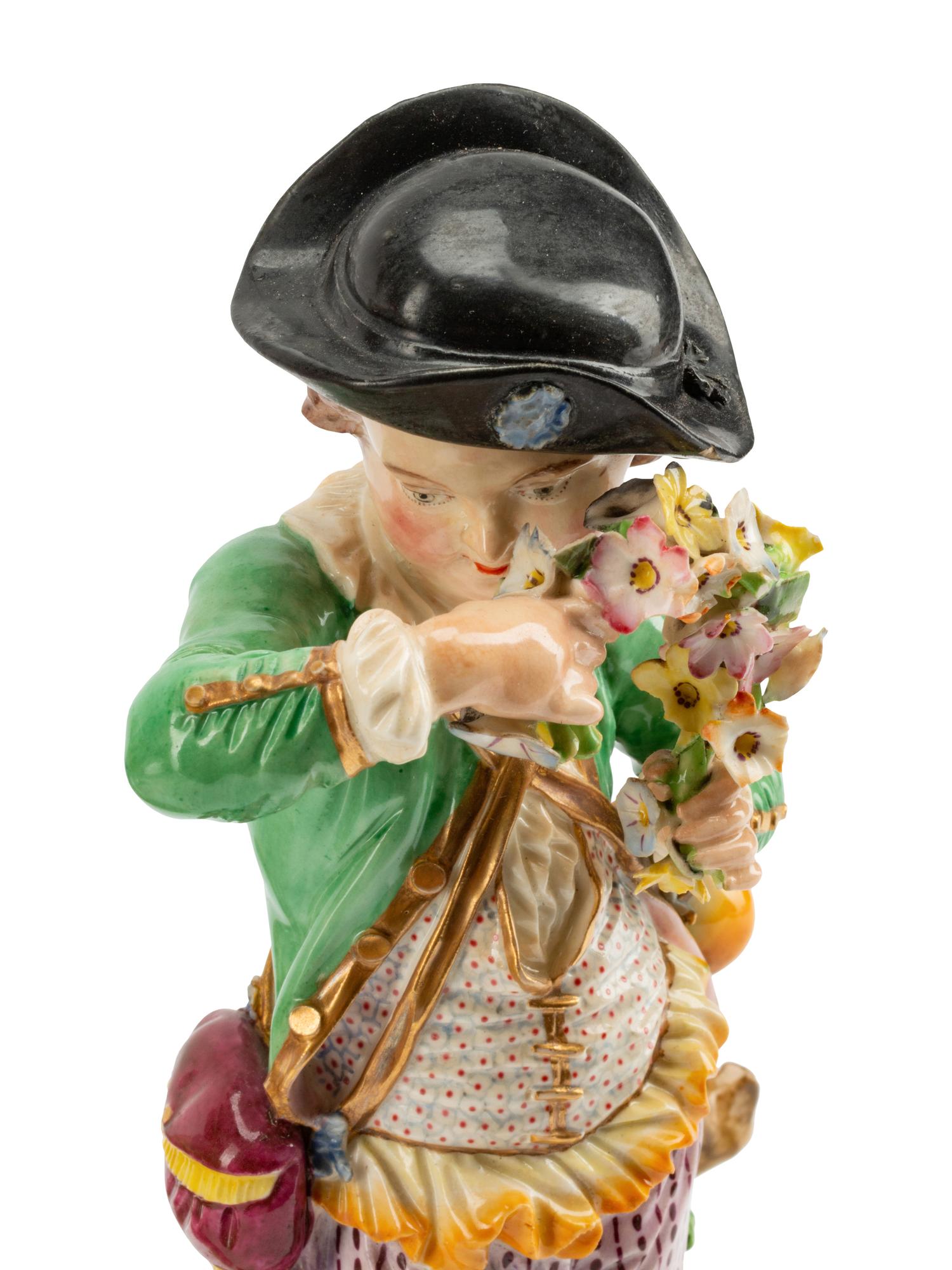 A Pair of Continental Porcelain Figures