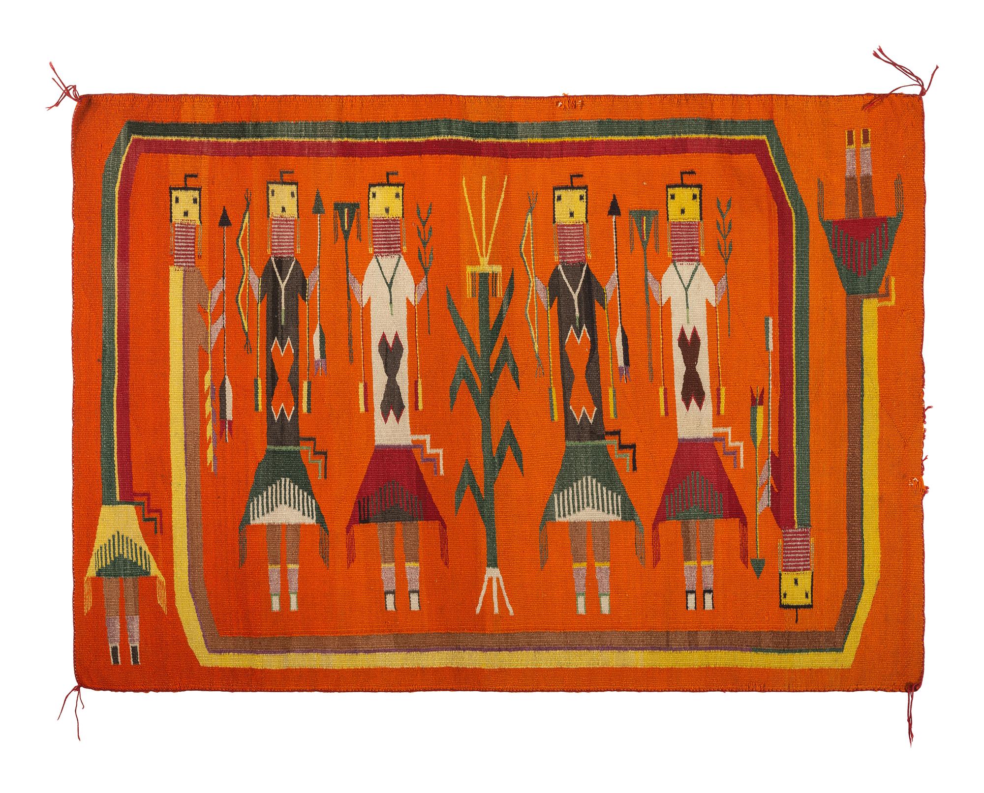 Navajo Yei Weaving / Rug