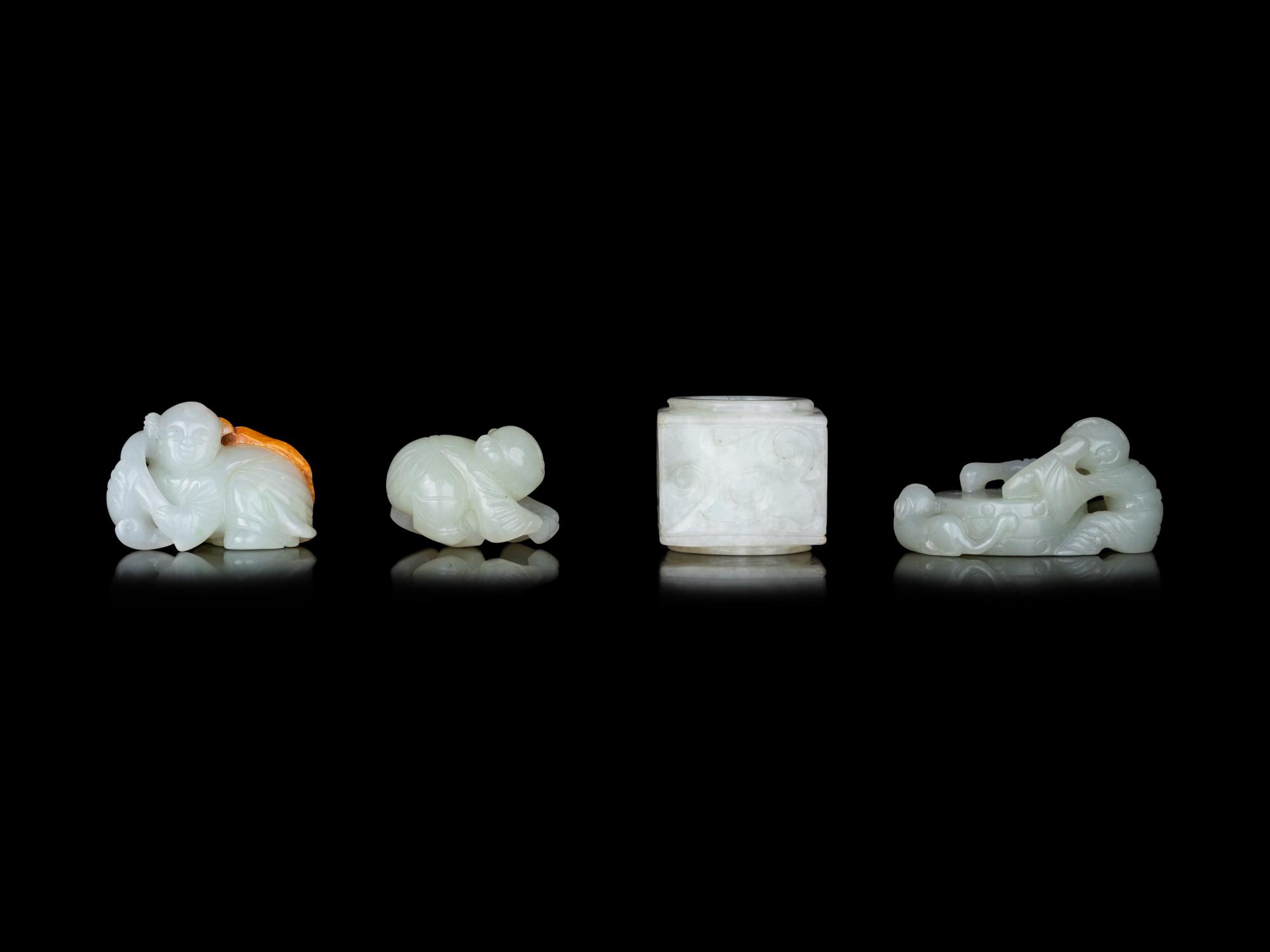 Four Chinese Jade Carvings