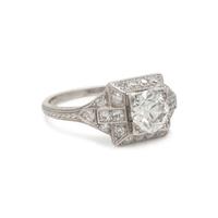 ART DECO, DIAMOND RING