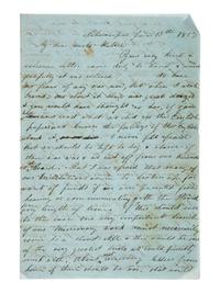 [MISSIONARIES]. A group of 3 letters written by Presbyterian missionary Rev. William Calderwood from Saharanpur, India, during the 1857 First War of Indian Independence.