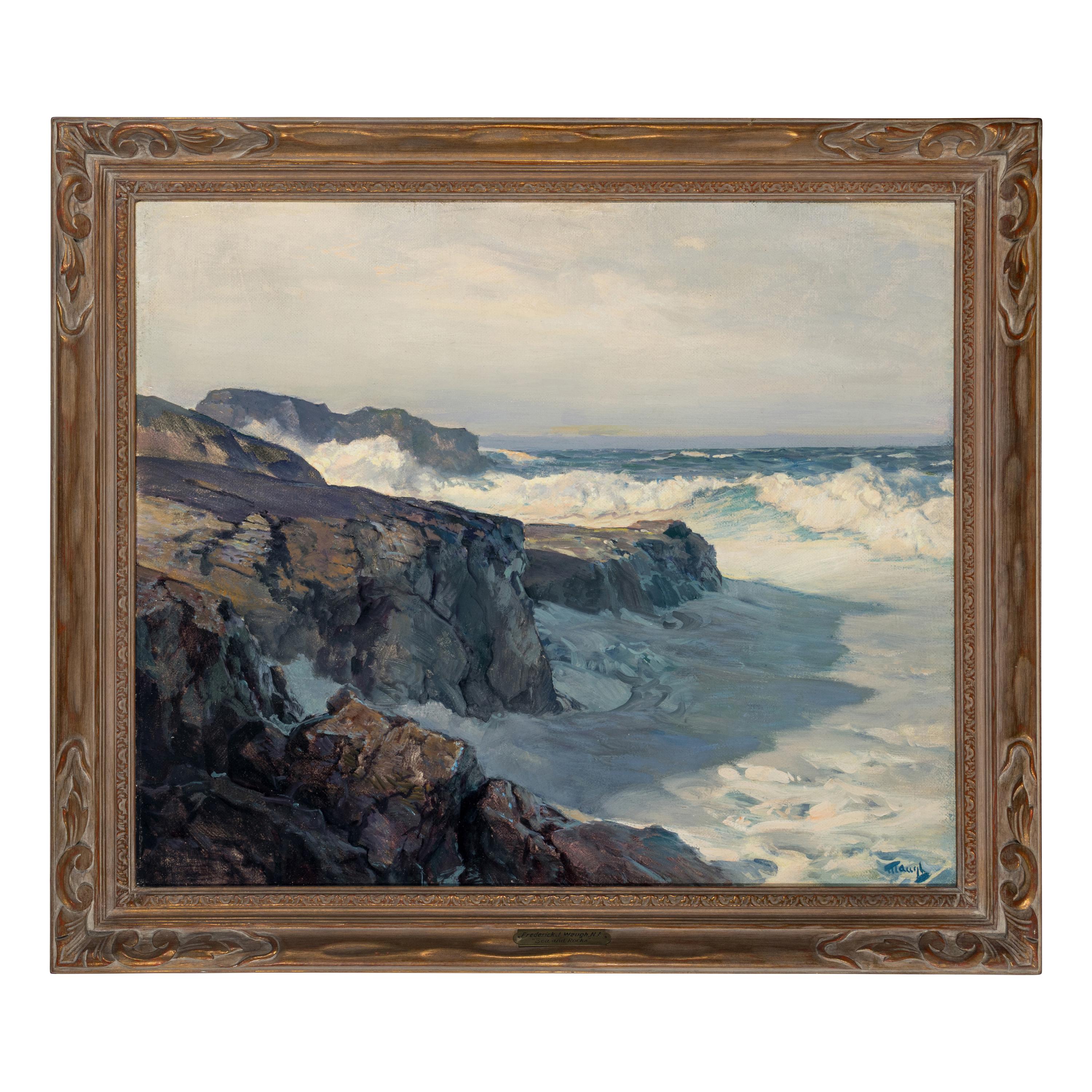 Frederick Judd Waugh (American, 1861-1940) — Sea and Rocks