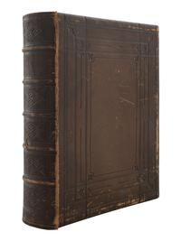 [CIVIL WAR]. The Class of 1865 Harvard College. Cambridge, MA. Yearbook containing albumen photographs of grounds, faculty, and students who later served in the Civil War.