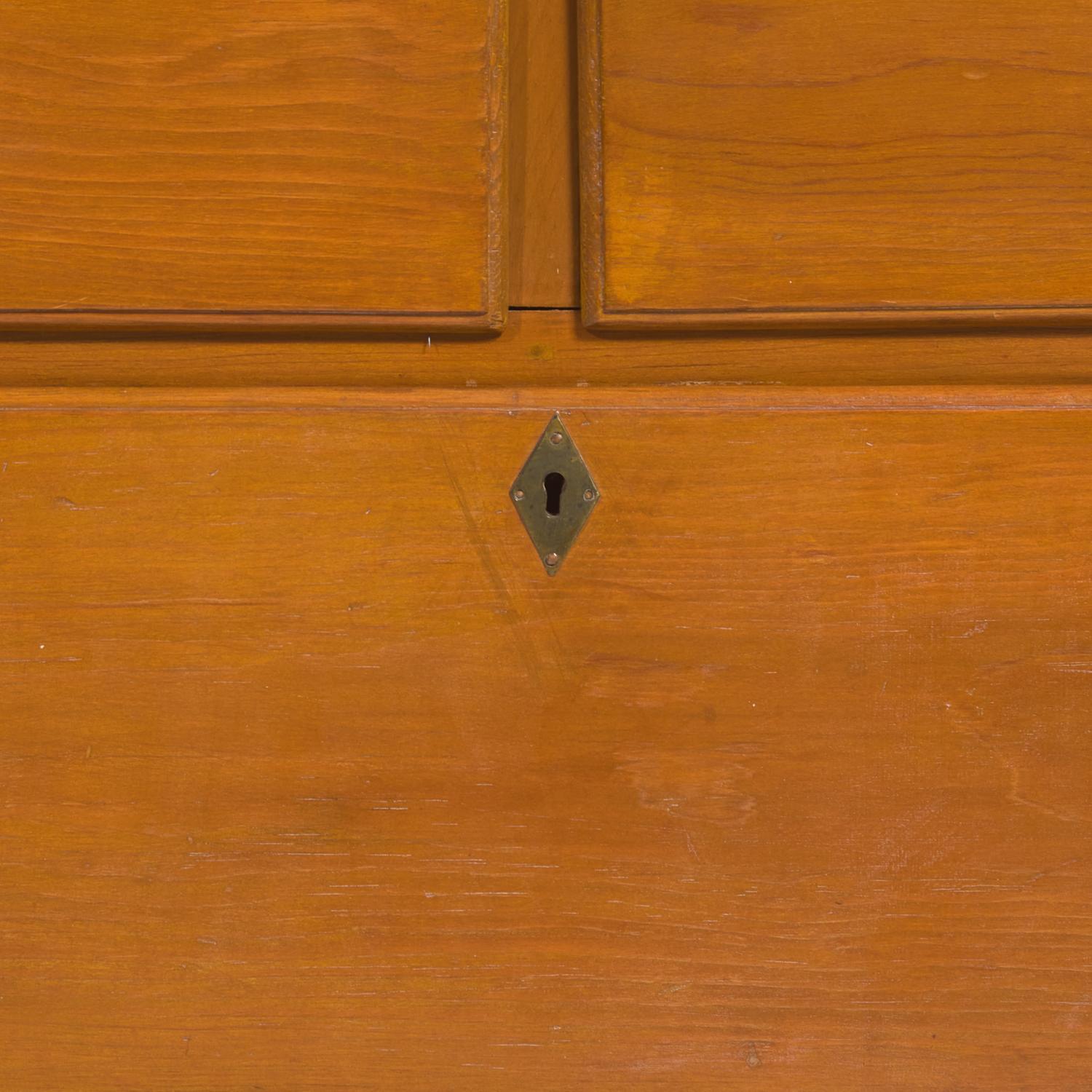 A Shaker Pine and Maple Chest of Drawers
