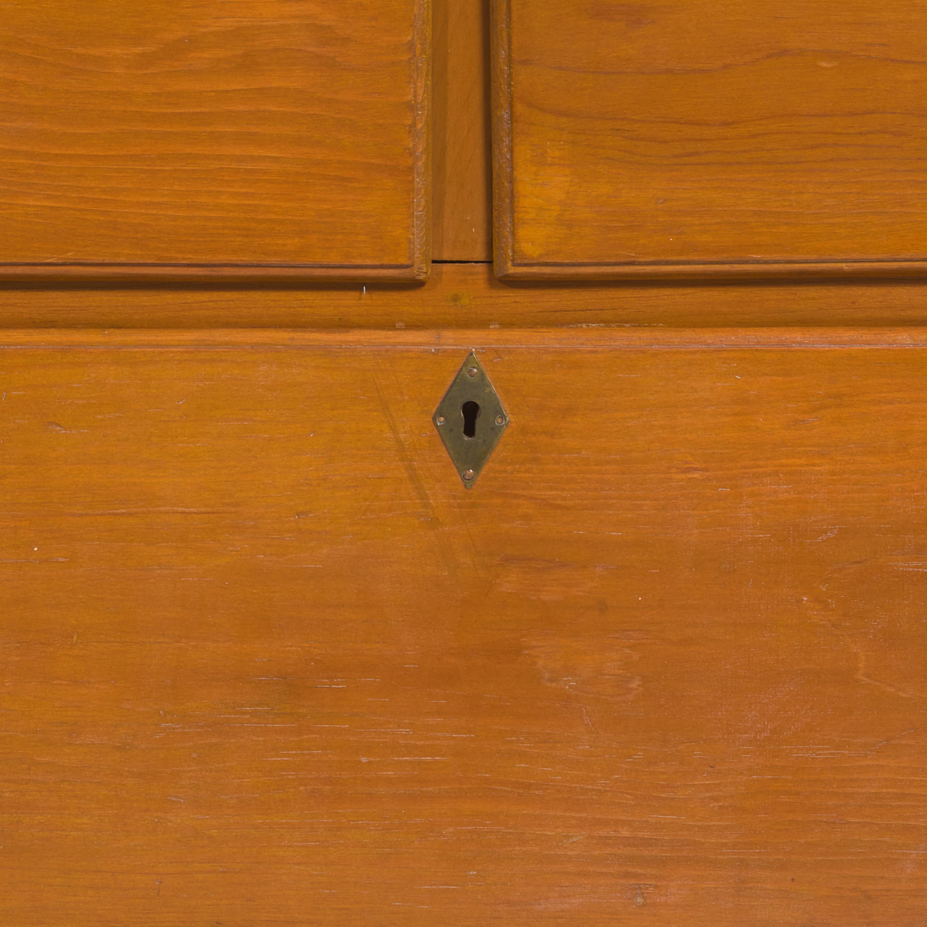 A Shaker Pine and Maple Chest of Drawers