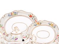 A Ridgway Enameled Porcelain Dinner Service