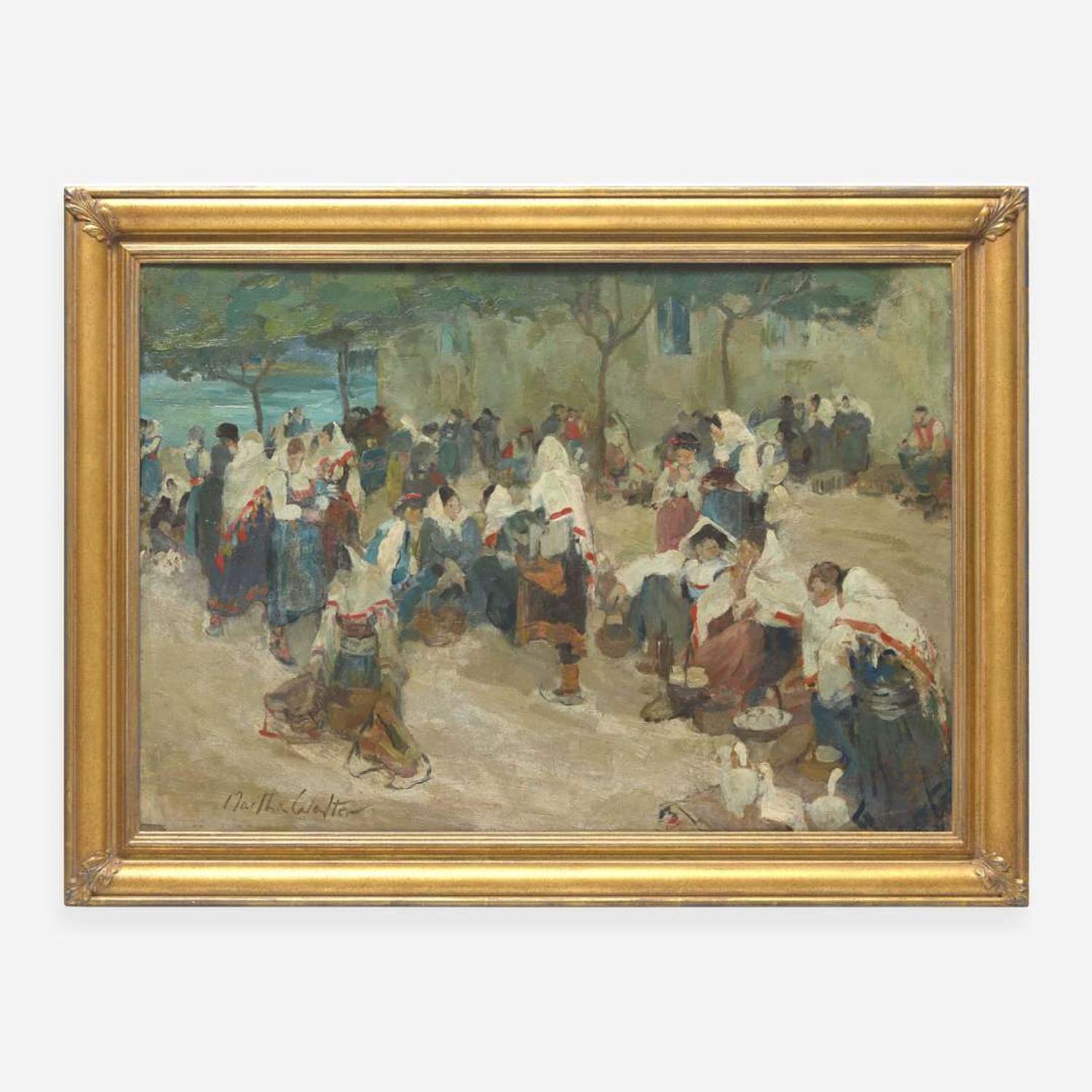 Martha Walter (American, 1875–1976) Dalmatian Market