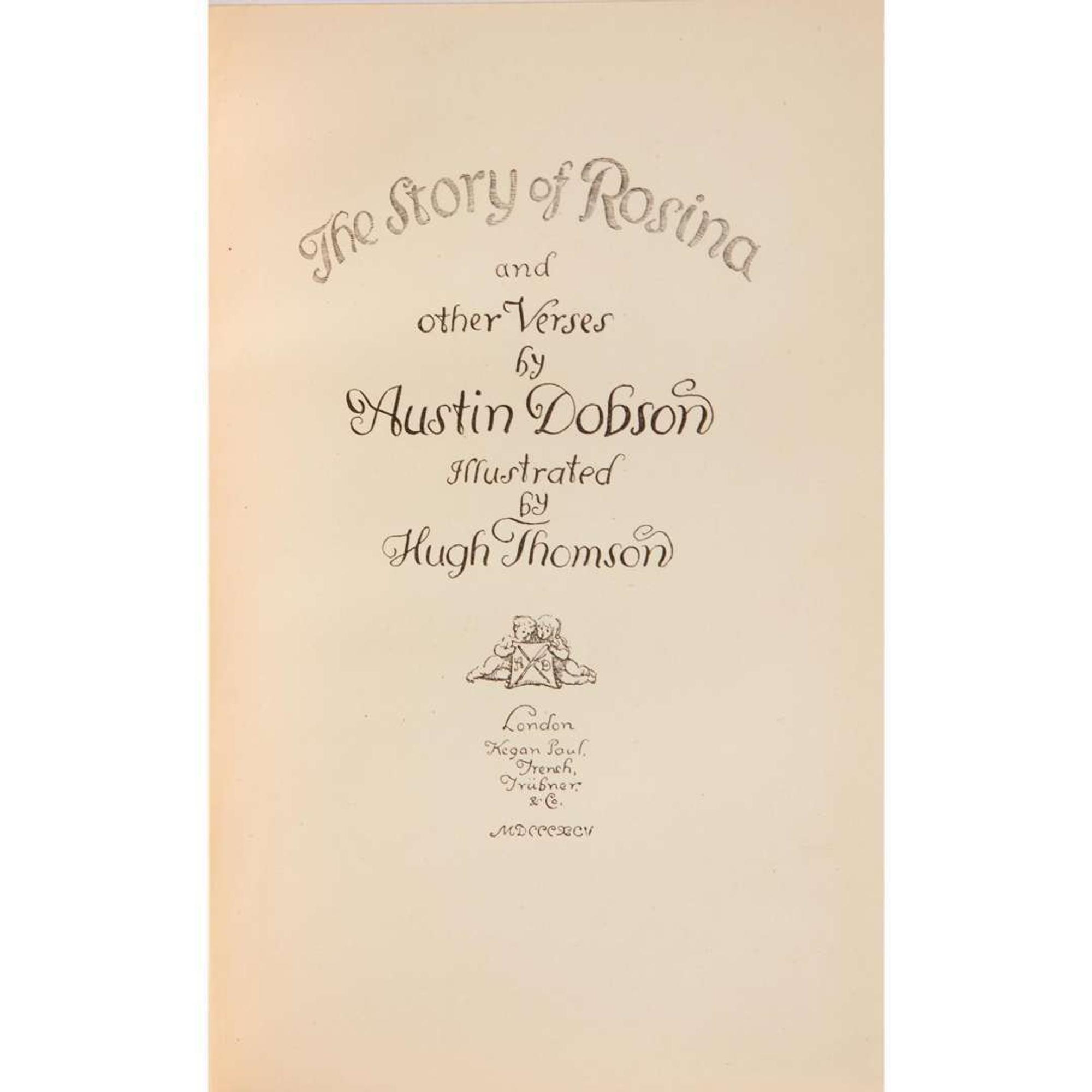 [Fine Bindings] [Kelliegram] Dobson, Austin The Story of Rosina and Other Verses