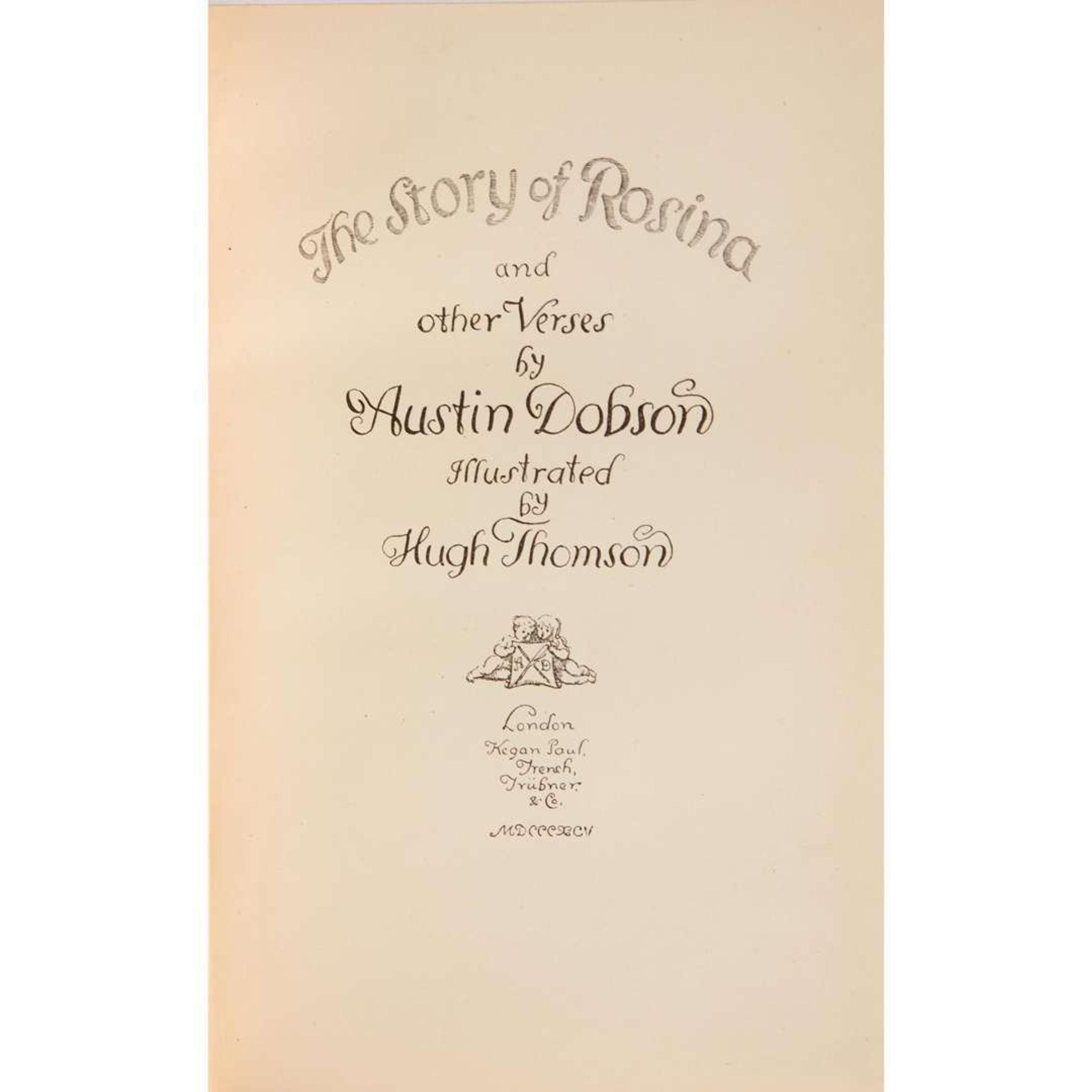 [Fine Bindings] [Kelliegram] Dobson, Austin The Story of Rosina and Other Verses