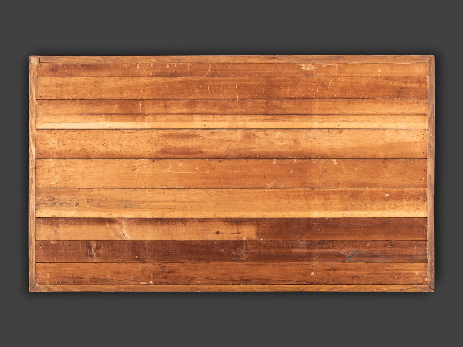 A Folk Art Mixed Woods Marquetry Eagle Panel