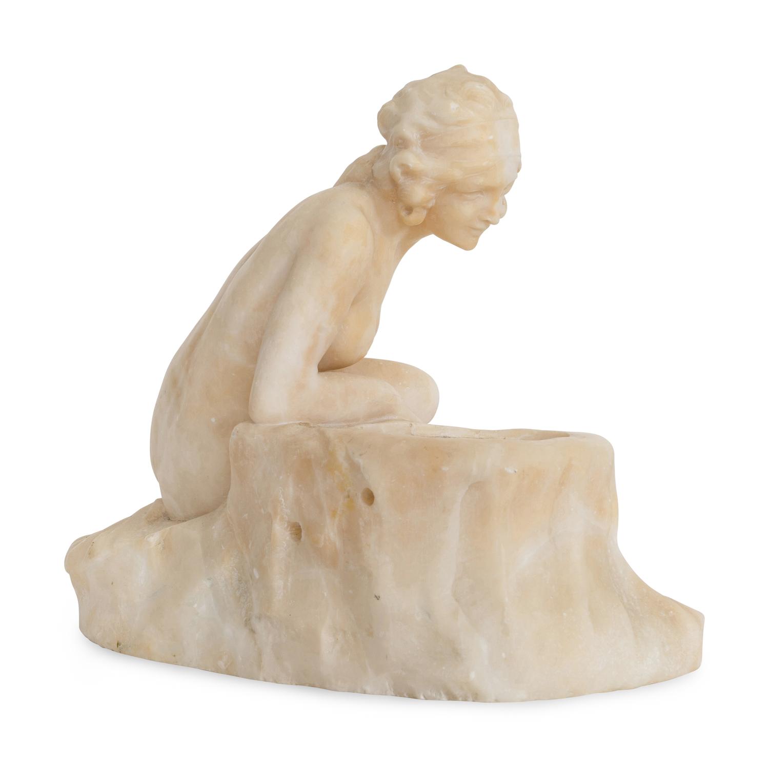 Seated Nude Next to Well