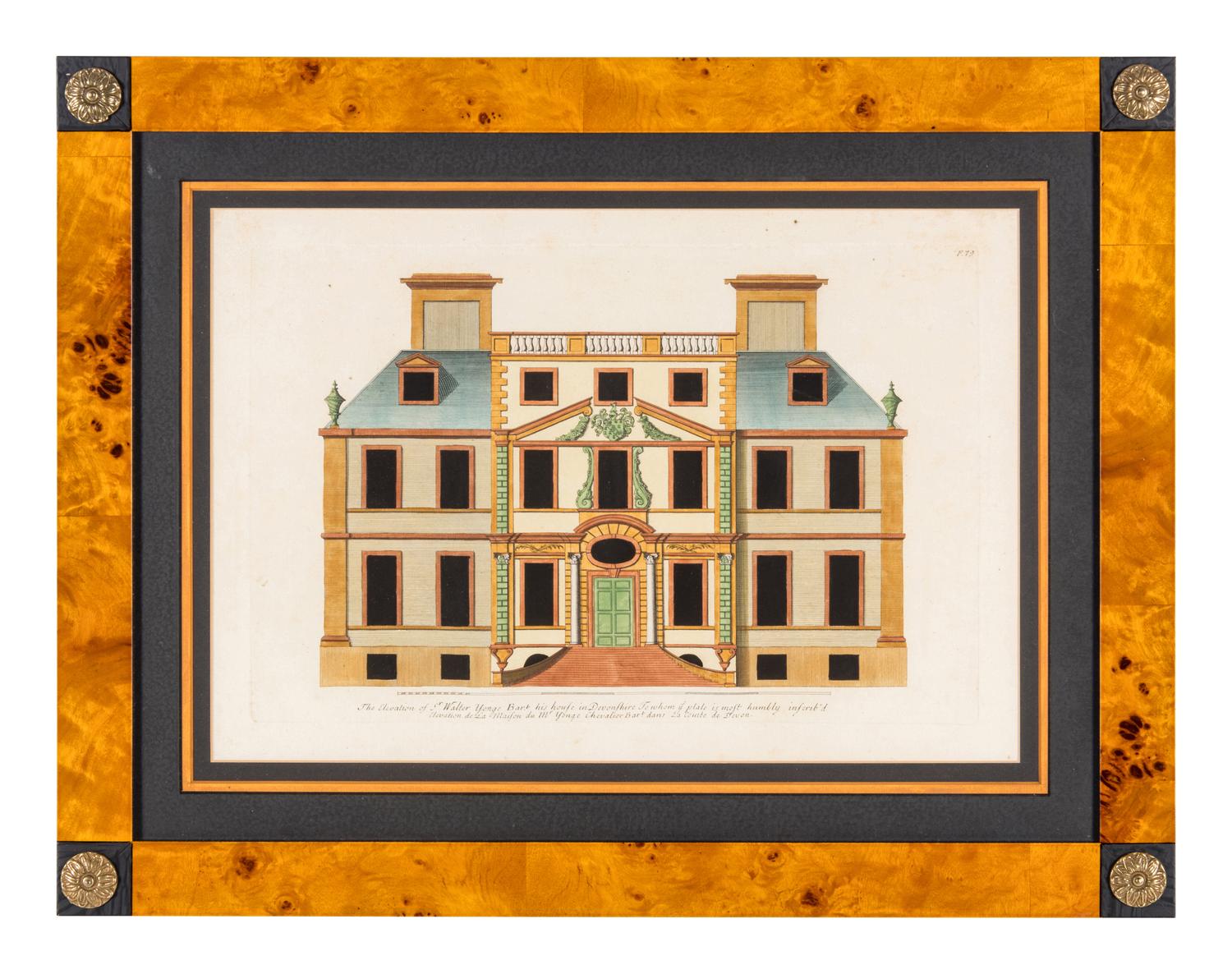 Four Architectural Engravings — 19TH CENTURY