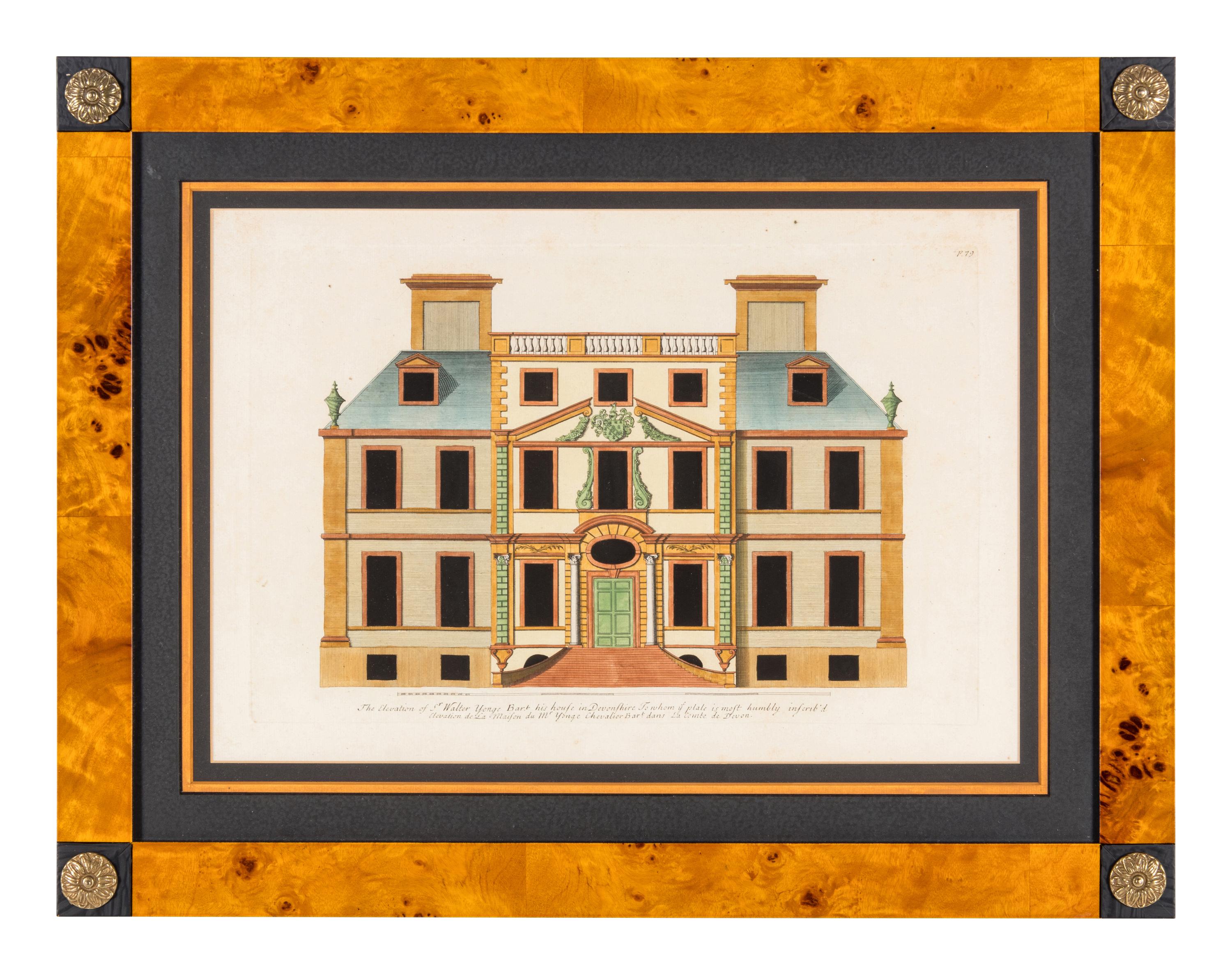 Four Architectural Engravings — 19TH CENTURY