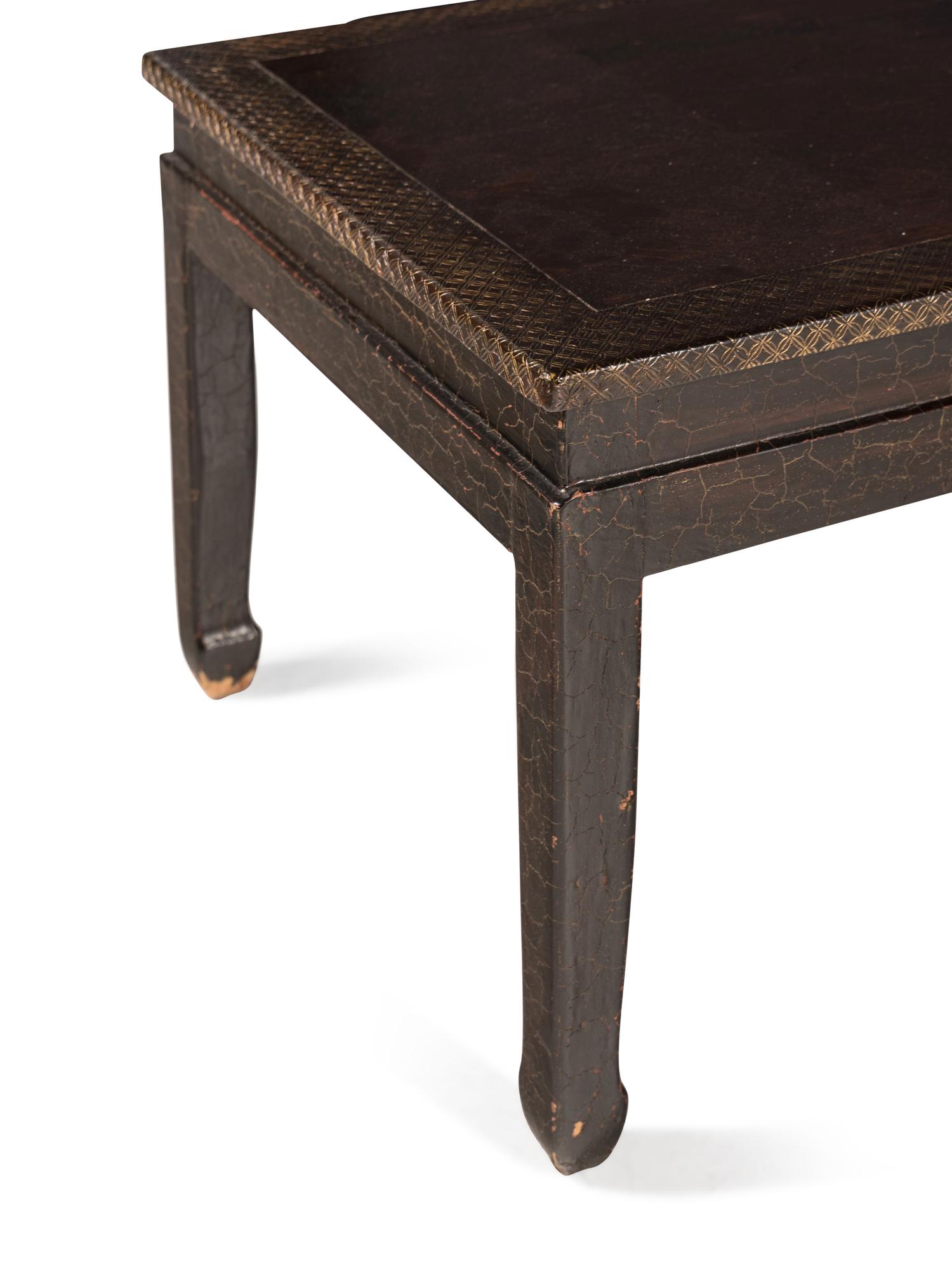 A Chinese Style Lacquer Low Table