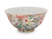 A Chinese Famille Rose 'Millefleur' Porcelain Bowl