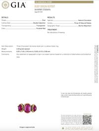 UNHEATED BURMESE RUBY RING