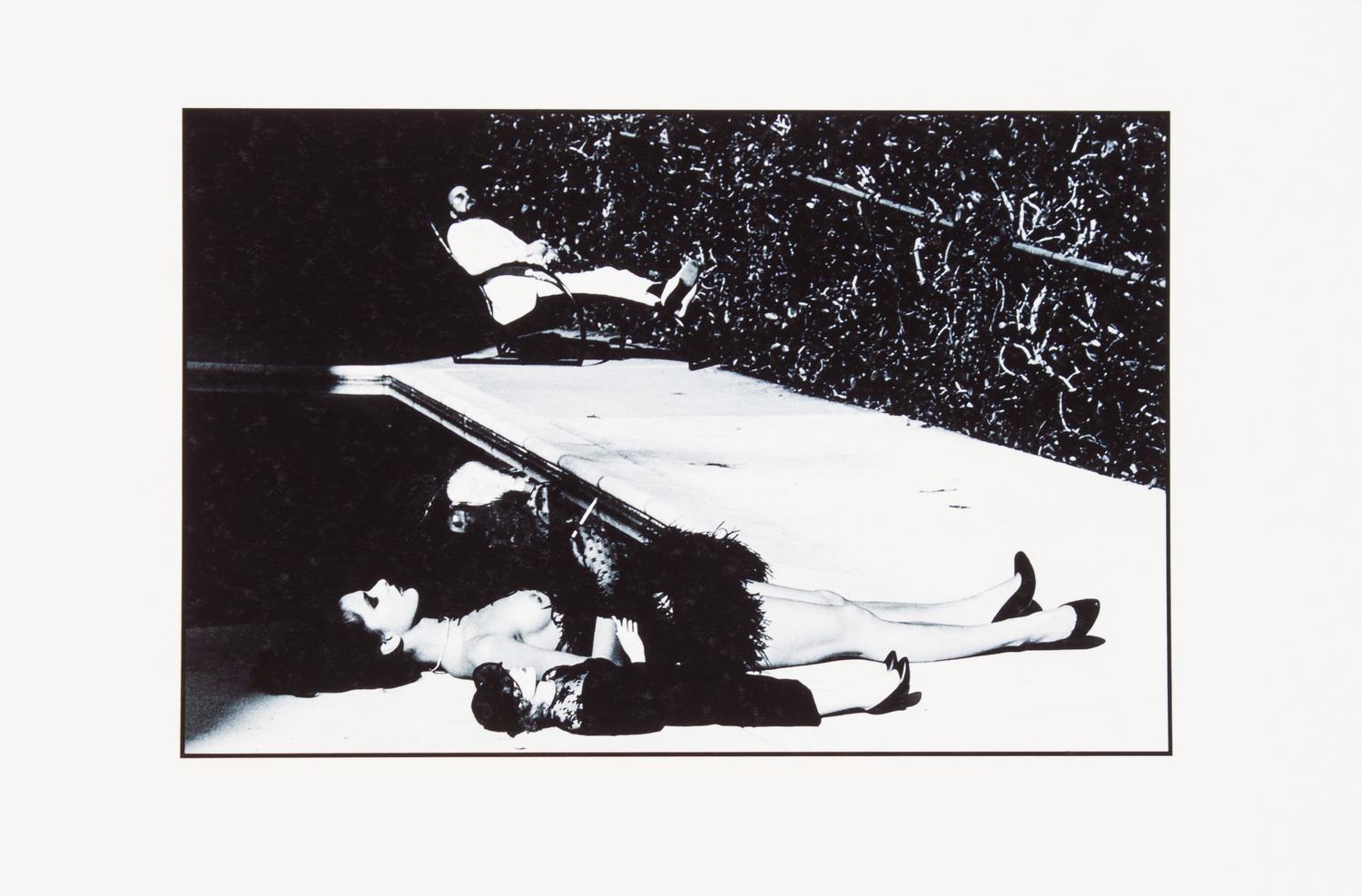 After Helmut Newton, (German, 1920-2004), five works, together with another example by Don Cramer