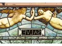 Salve Stained Glass Window, Circa 1880