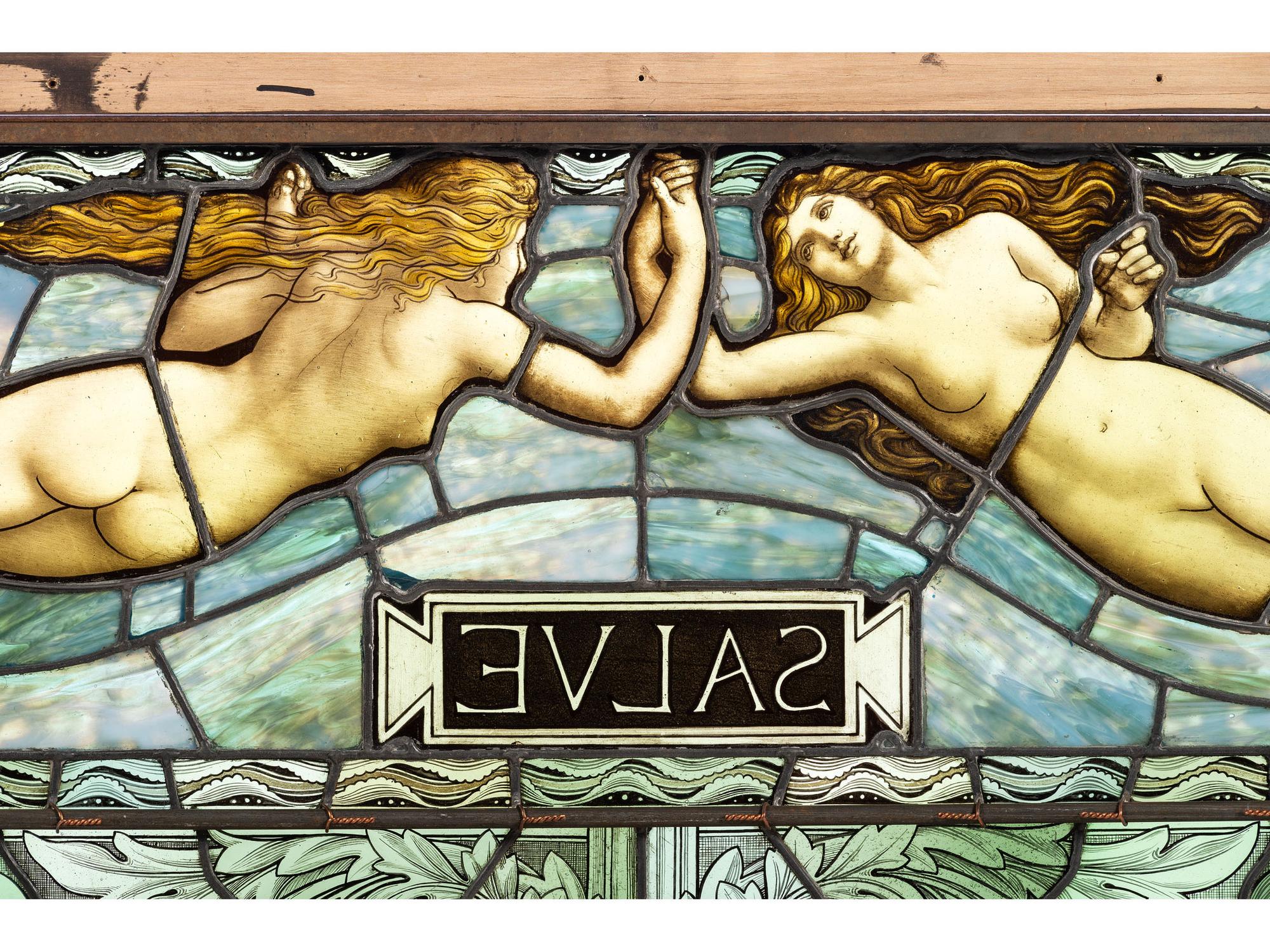 Salve Stained Glass Window, Circa 1880