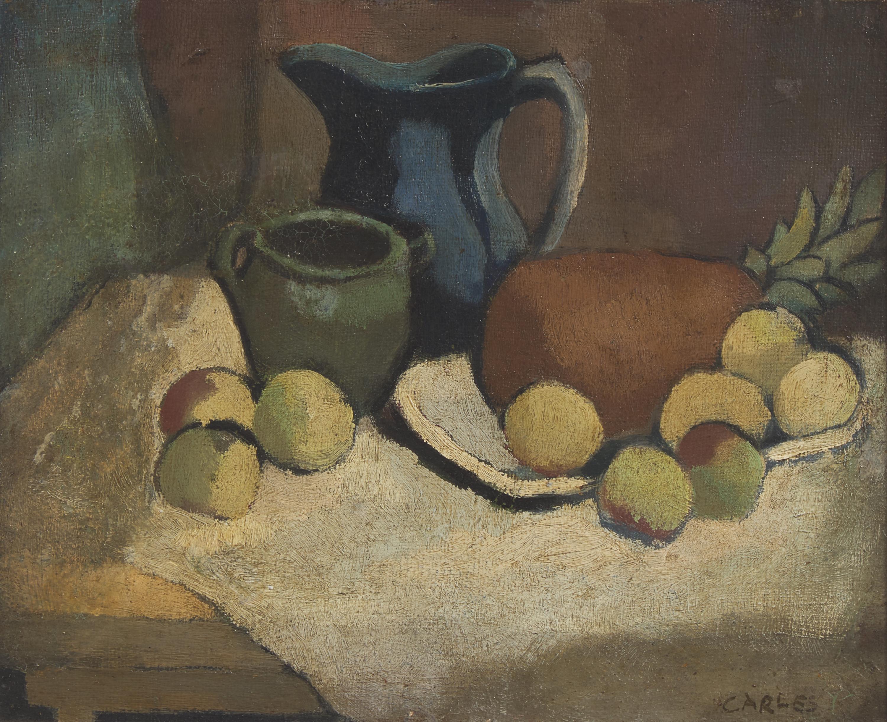 Arthur Beecher Carles (American, 1882–1952) — Still Life with Pineapple, c. 1915