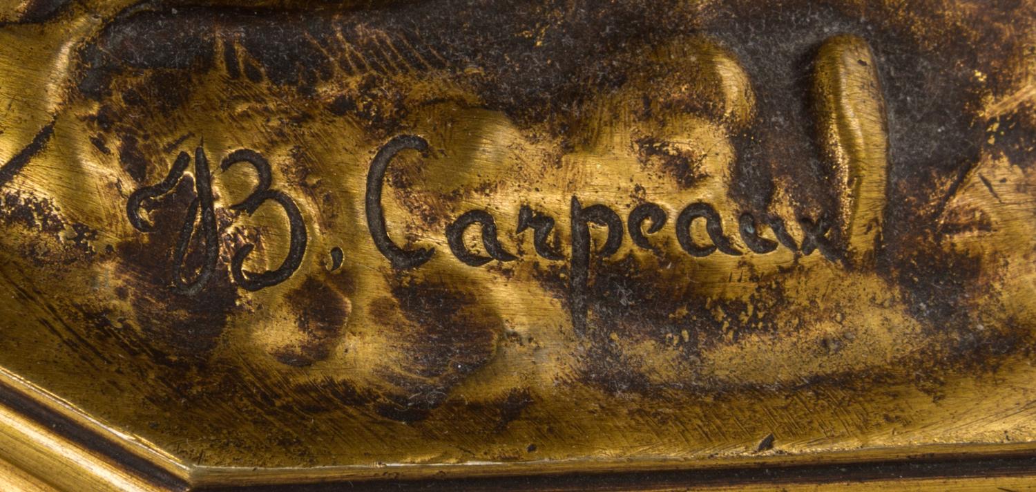A French Bronze Figure, JEAN-BAPTISTE CARPEAUX (1827-1875), 19TH CENTURY, Height 13 1/2 inches. — JEAN-BAPTISTE CARPEAUX (1827-1875), 19TH CENTURY,