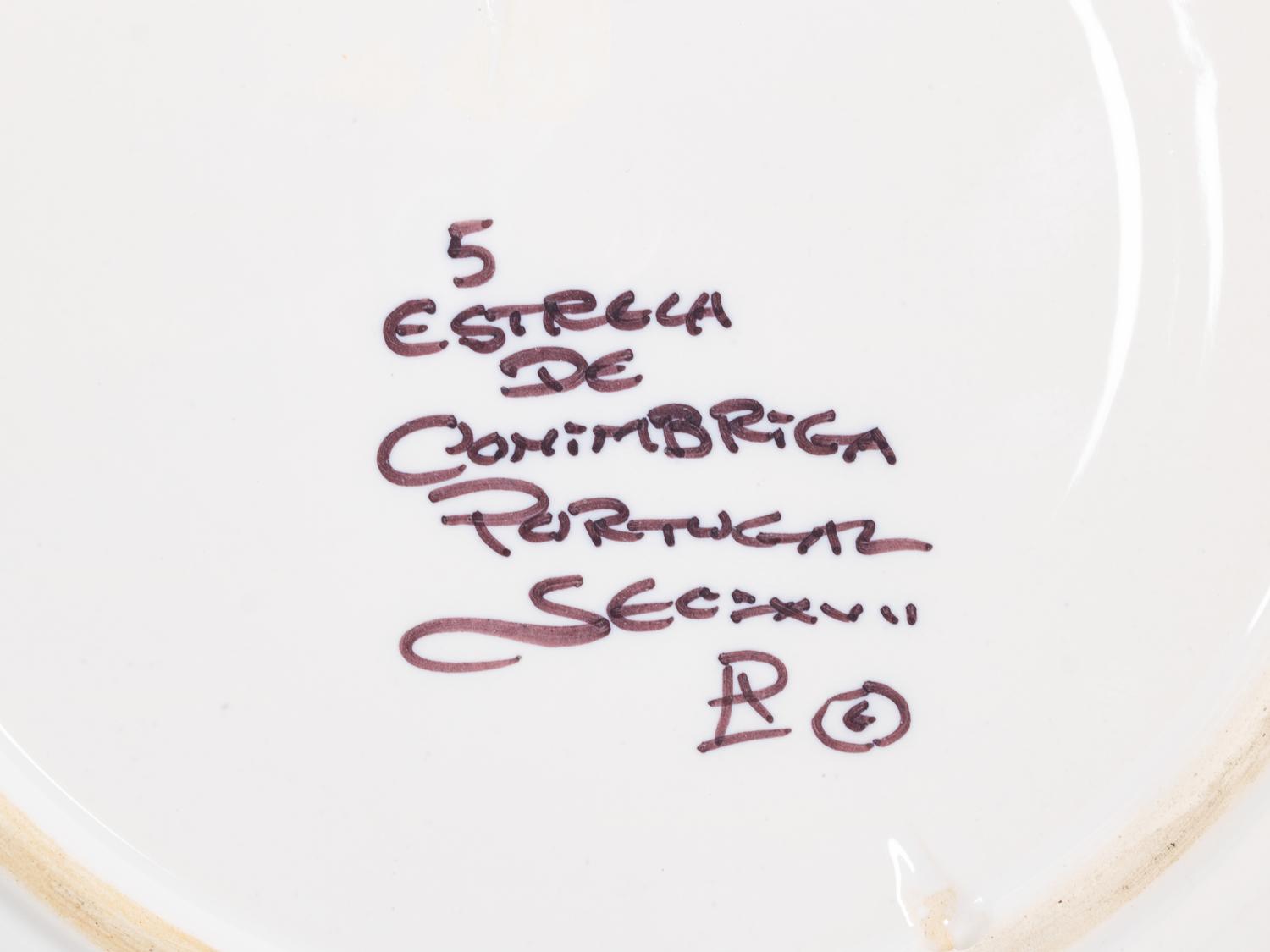 A Group of Hand-Painted Portuguese Pottery Articles