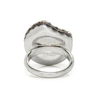 BOUCHERON, 'TENTATION MACARON' DIAMOND AND BLACK SAPPHIRE RING