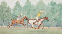 Paul Brown, (American, 1893-1958), Down the Field-300 Yard Run and Goal, Meadow Larks vs. Great Island, 1933, and Around the Field-Temp
