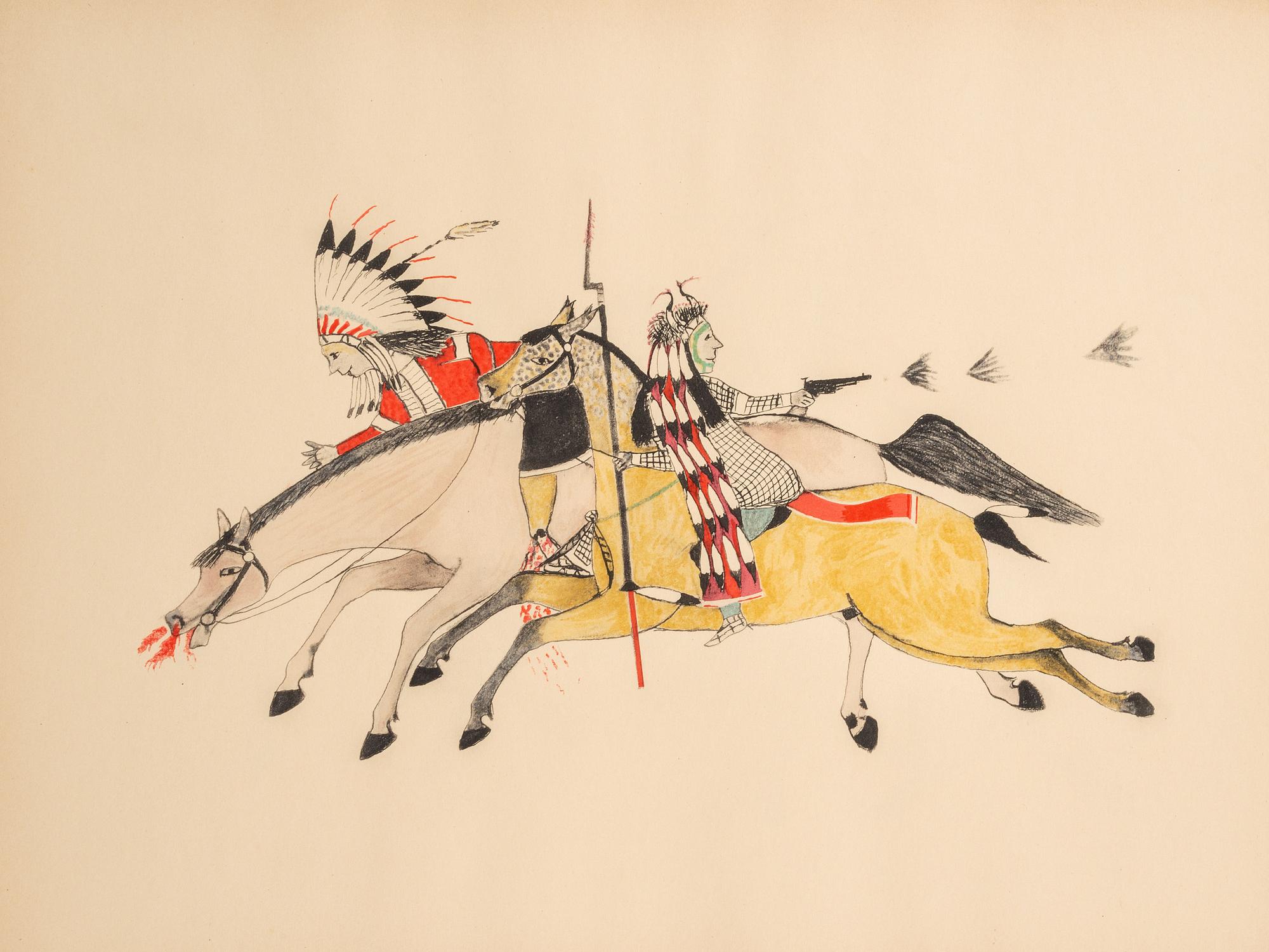 [PLAINS] Sioux Indian Painting, Part I. Paintings of the Sioux and Other Tribes of the Great Plains
