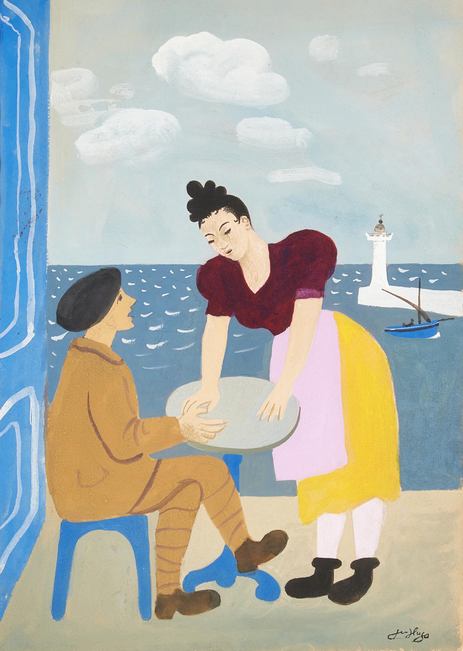 Terrasse de Café à Sète , 1939
