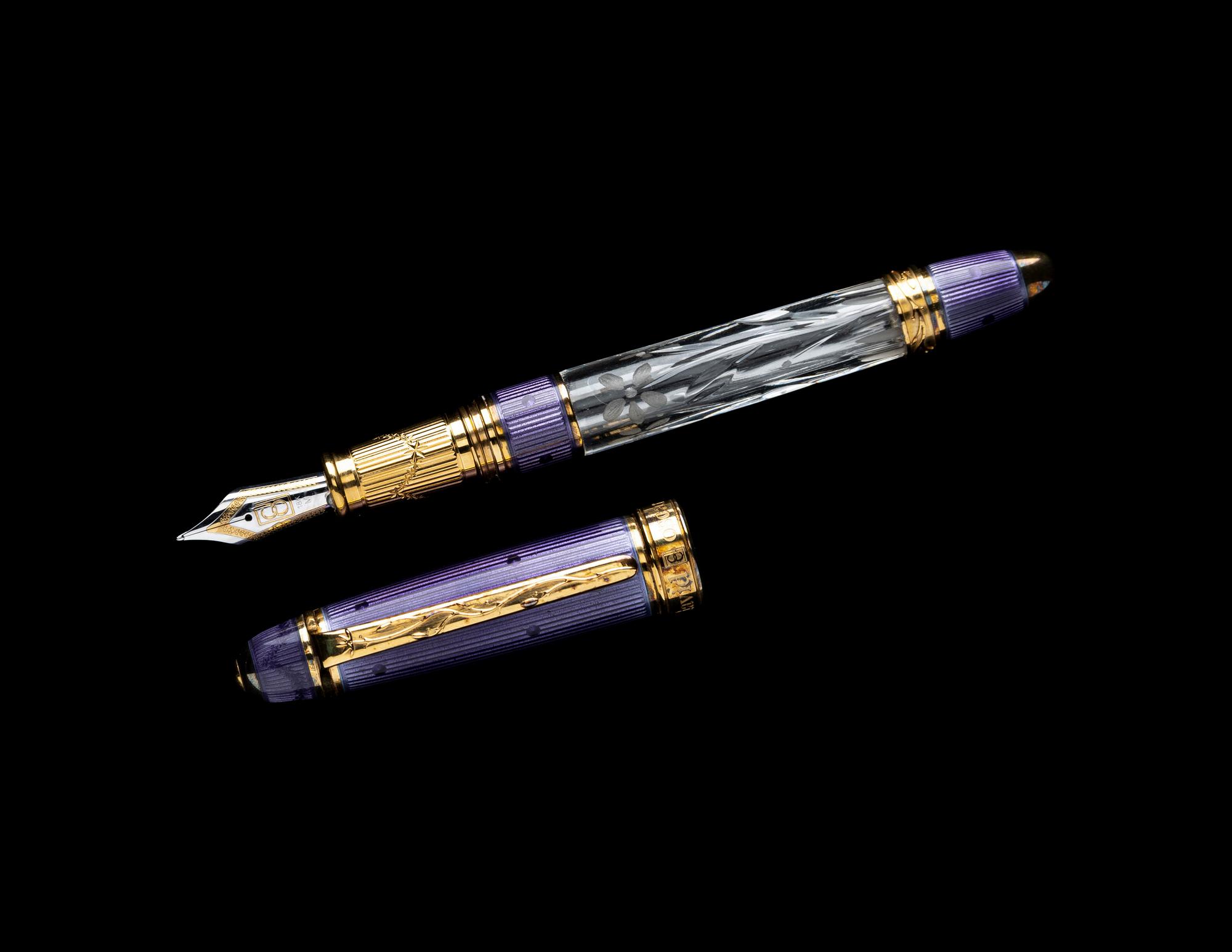 A David Oscarson Crystal Collection Limited Edition Fountain Pen