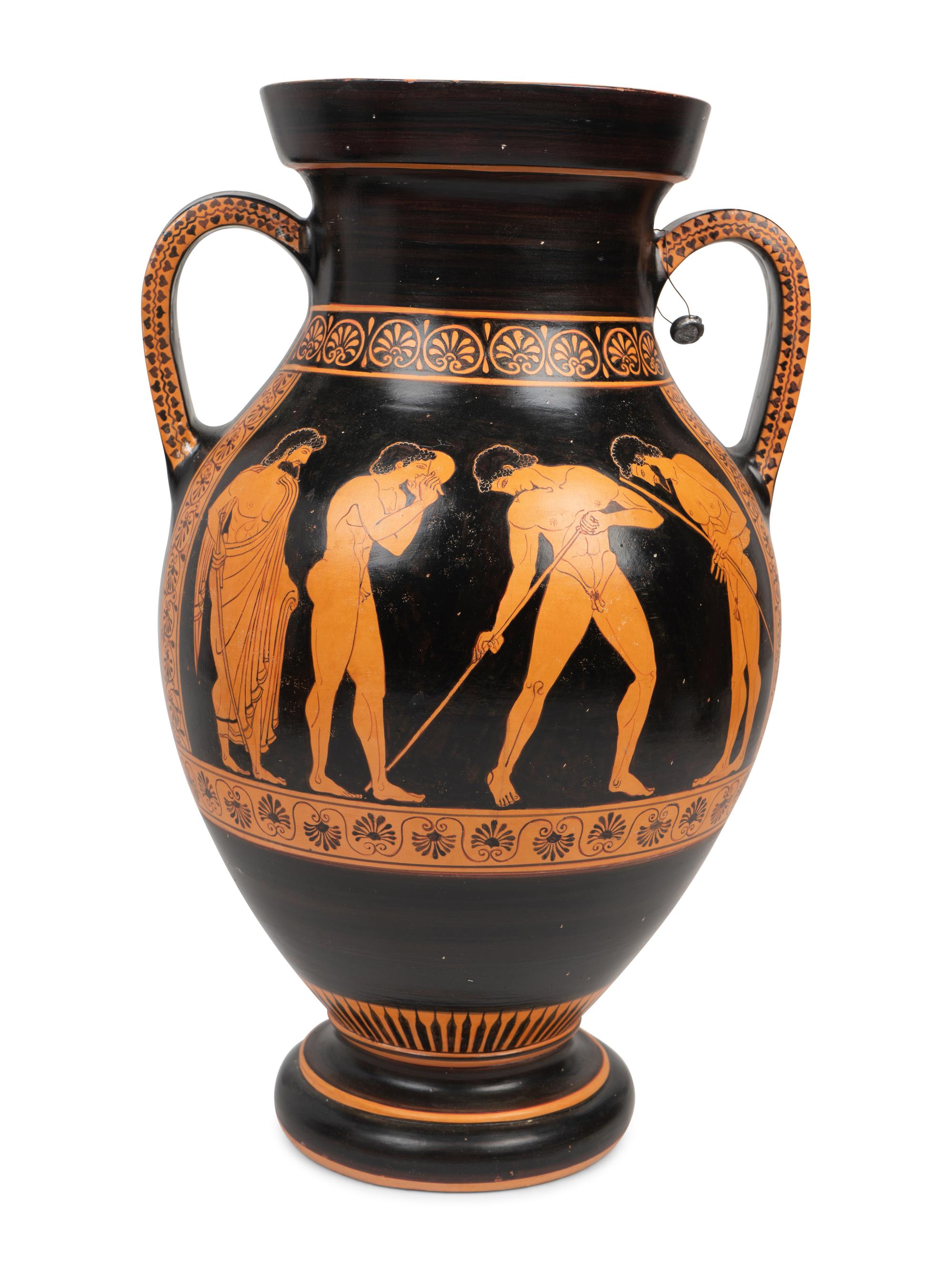 A Group of Nine Greek Style Vessels