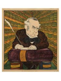 A Set of Ten Lithograph Caricatures of British Lawyers and Politicians by Edmond Xavier Kapp (British, 1890-1978) for The Law Journal