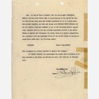 [Music] Monk, Thelonious Typed Document, signed