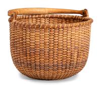 A Round Nantucket Basket