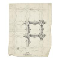 Studio of Samuel Yellin (American, 1884–1940) — Two Sketches of Iron Motifs in Frame, projects X2521-3 and 2521-84