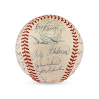 A 1967 Baltimore Orioles Team Signed Autograph Baseball (Beckett Authentication Services)